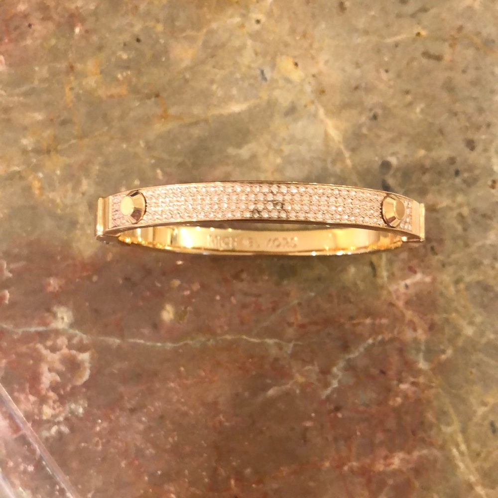 Michael kors rose gold bangle